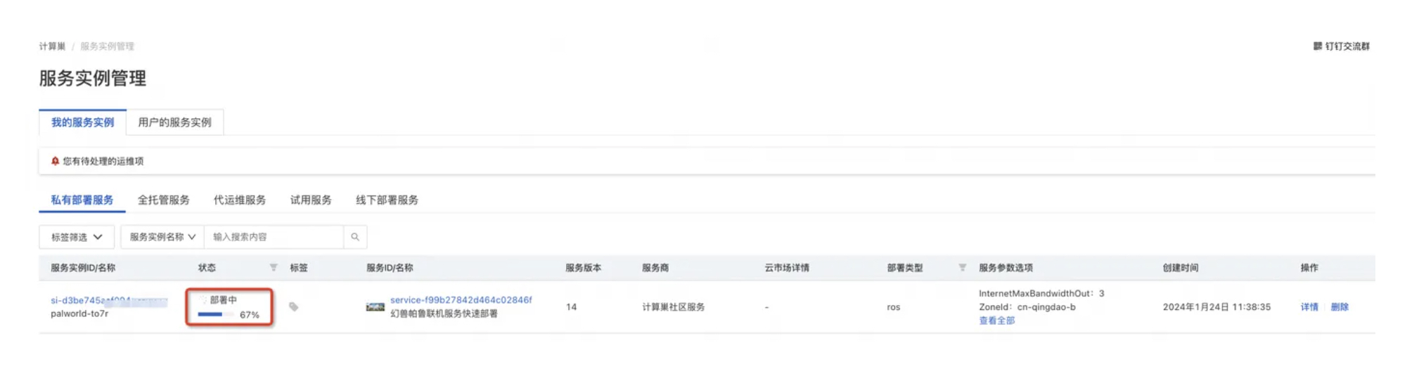 幻兽帕鲁联机服务器如何搭建？阿里云一键部署全攻略-图片4